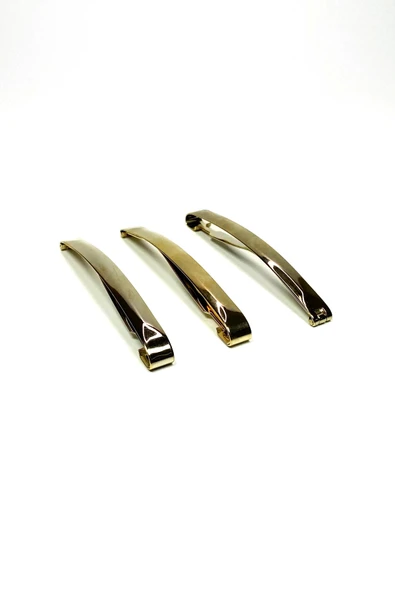 3 Adet Metal Klasik Saç Tokası Orijinal 9 cm ürün görseli 1