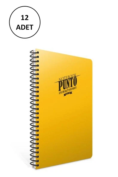Gıpta Punto Spiralli Plastik Kapak Defter A5 100 Yp Çizgili ürün görseli 1