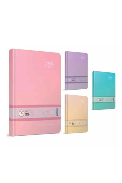 Gıpta Thebook Pastels Ciltli Defter 20x28 160yp - Kareli ürün görseli 1
