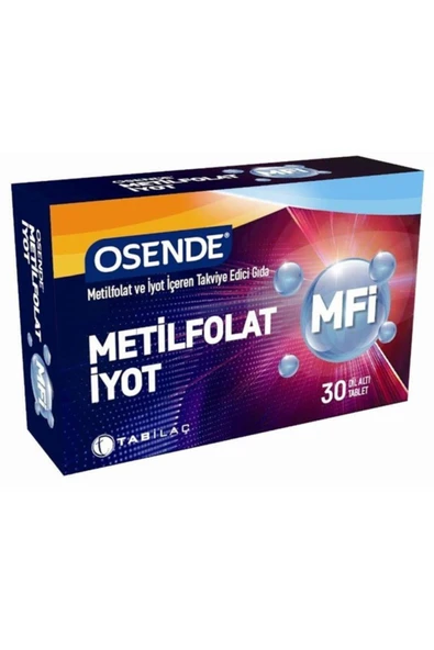 Osende MFI Metilfolat İyot 30 Tablet ürün görseli 1