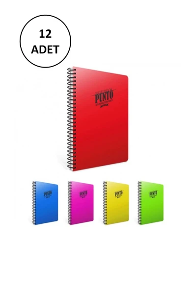 Gıpta Defter Punto Sp. Pp Kpk. A4 60 Yaprak Çizgili 6532 - 12 Adet ürün görseli 1