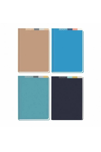 Keskin Color Zoom 20x28 Cm Sert Kapak Dikişli Defter Çizgili 160 Yp ürün görseli 1