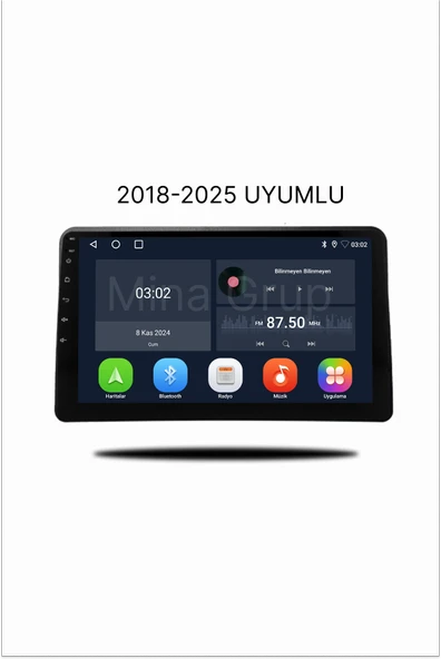 Navmina Fiat Egea Cross Android Carplay Multimedya 2015-2023 4gb Ram + 64GB Hafıza + 4 Çekirdek ürün görseli 1