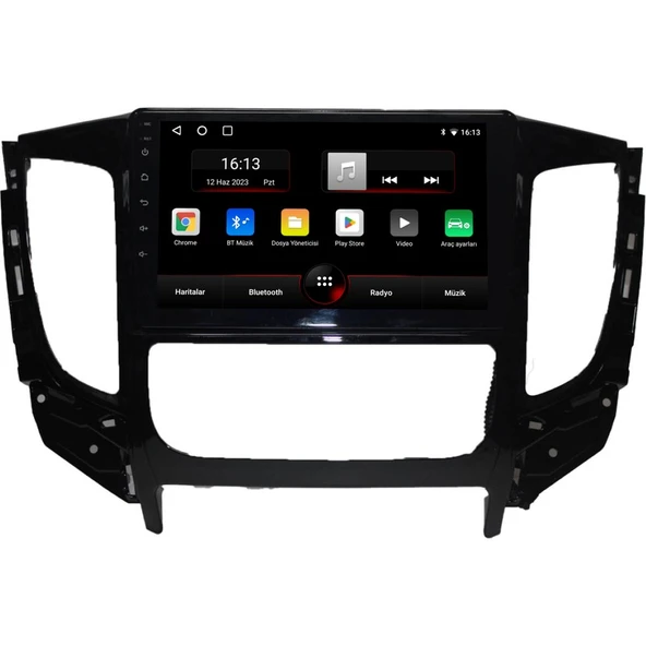 Navmina Mitsubishi L200 Android Carplay Multimedya 2015-2022 Dijital Klima 6gb Ram + 128GB Hafıza + 4 Çekirdek ürün görseli 1