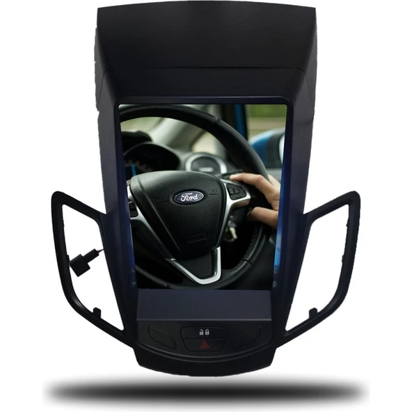 Navmina Ford Fiesta Tesla Ekran Android Carplay Multimedya 2013-2014 4gb Ram + 64GB Hafıza + 4 Çekirdek ürün görseli 1