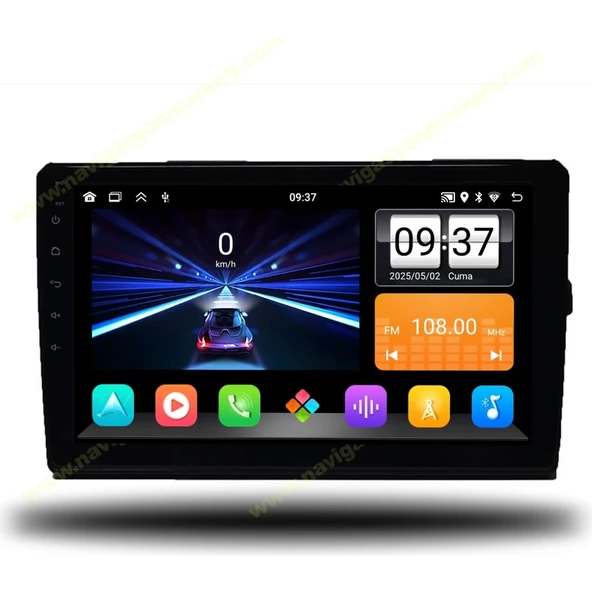 Medya Magic Toyota Auris 2007-2012 Uyumlu 4-32 GB Multimedya Carplay ürün görseli 1