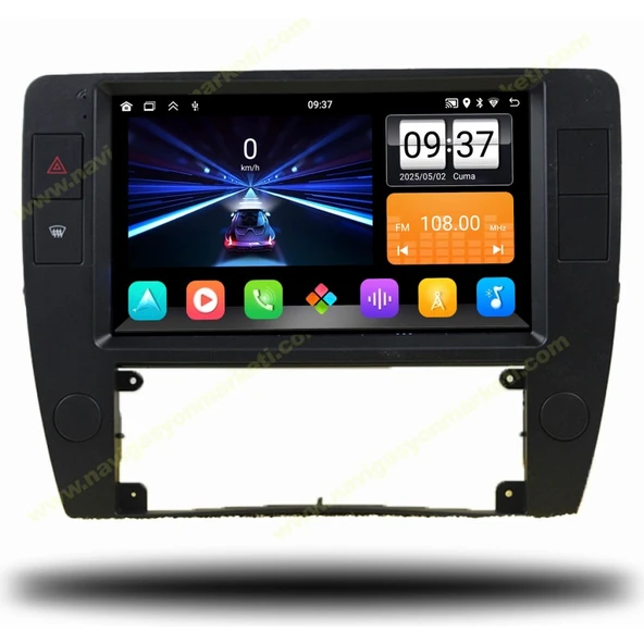 Medya Magic Vw Passat B5 Koltuk Isıtma Hariç Uyumlu 4-64 GB Multimedya Carplay ürün görseli 1