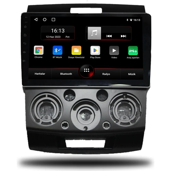 Navmina Ford Ranger Android Carplay Multimedya 2006-2011 4gb Ram + 64GB Hafıza + 4 Çekirdek ürün görseli 1