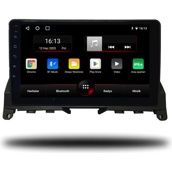 Navmina Mercedes C Class Android Carplay Multimedya 2007-2011 4gb Ram + 64GB Hafıza + 4 Çekirdek ürün görseli 1