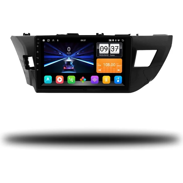 Medya Magic Toyota Corolla 2013-2015 Uyumlu 2-32 GB Multimedya Carplay ürün görseli 1