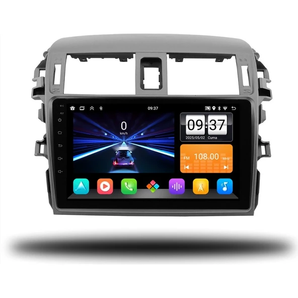 Medya Magic Toyota Corolla 2007-2011 Büyük Çerçeveli 2-32 GB Multimedya Carplay ürün görseli 1