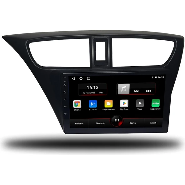 Navmina Honda Civic Hb Euro Android Carplay Multimedya 2013-2017 4gb Ram + 64GB Hafıza + 4 Çekirdek ürün görseli 1