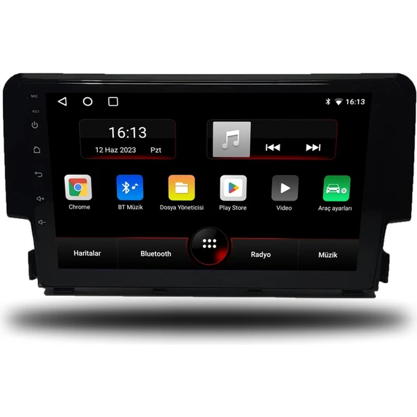 Navmina Honda Civic Fc5 Android Carplay Multimedya 2016-2020 6gb Ram + 128GB Hafıza + 4 Çekirdek ürün görseli 1