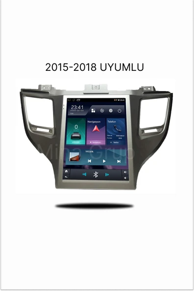 Navmina Hyundai Tucson Tesla Ekran Android Carplay Multimedya 2015-2018 4gb Ram + 64GB Hafıza + 4 Çekirdek ürün görseli 1