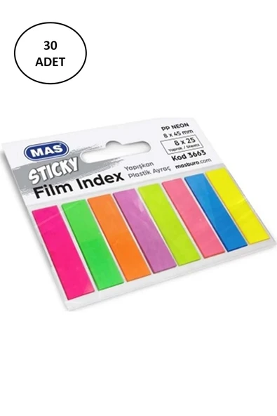 Mas Index Film 25 * 8 Renk 10 Mm Genişliği ürün görseli 1