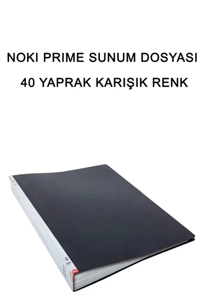 Noki Prime Sunum Dosyası 40 Yaprak Karışık Renk ürün görseli 1