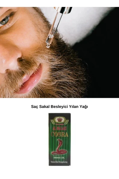 Kobra Saç ve Sakal Besleyici Gürleştirici Yılan Yağı 70ml ürün görseli 1