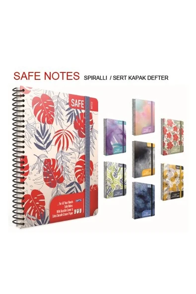 Gıpta Safe Notes Noktalı Defter Sert Kapak Spiralli 17x24 120 Yaprak ürün görseli 1