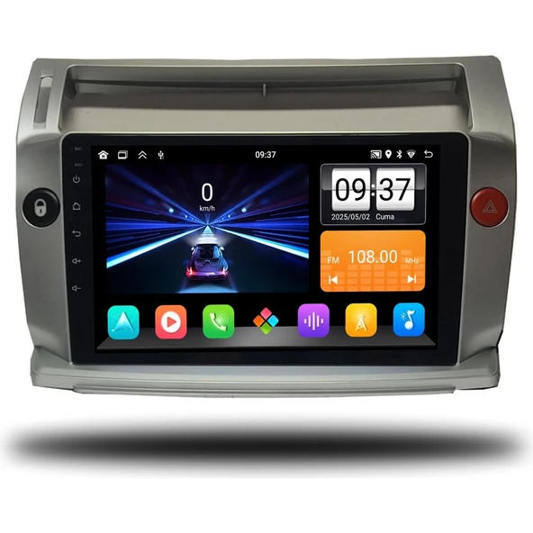 Medya Magic Medyamagic Citroen C4 2007-2011 Arası 8-128 GB Multimedya Navigasyon ürün görseli 1