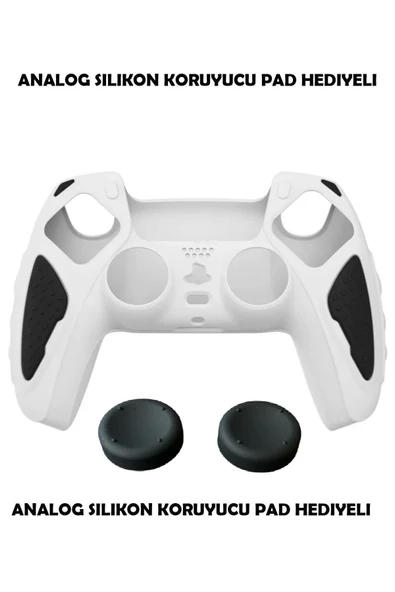 Ps5 Dualsense Koruyucu Silikon Kılıf + Analog silikon Koruyucu ürün görseli 1