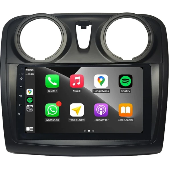 Navmina Dacia Sandero Android Carplay Multimedya 2010-2021 6gb Ram + 128GB Hafıza + 4 Çekirdek ürün görseli 1