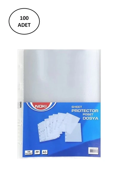 Noki Poşet Dosya A5 100 Adet ürün görseli 1