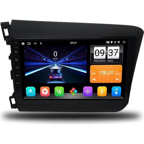 Medya Magic Honda Civic 2012-2015 Arası Fb7 Kasa 6-64 GB Multimedya Navigasyon ürün görseli 1