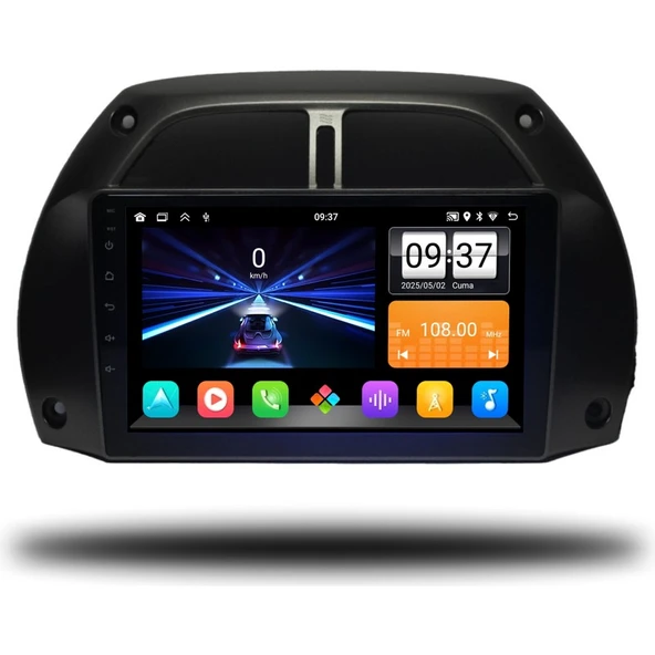 Medya Magic Toyota Rav4 2001-2003 Uyumlu 4-64 GB Multimedya Carplay ürün görseli 1