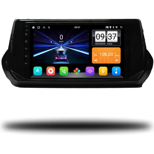 Medya Magic Peugeot 2008 2020-2022 Arası 4-64 GB Multimedya Navigasyon ürün görseli 1