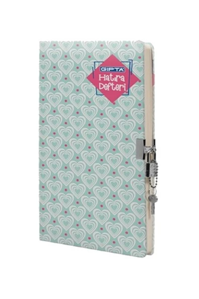 Gıpta Hatıra 17x24 120 Yaprak Kilitli İp Dikişli Sert Kapaklı Defter ürün görseli 1
