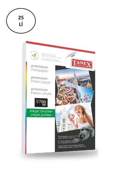Tanex Fotoğraf Kağıdı A4 210X297mm 200Gr 25 Li ürün görseli 1