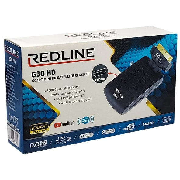 REDLİNE G30 Scart'lı Mini HD Uydu Alıcısı ürün görseli 1