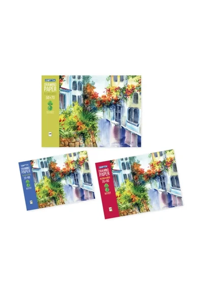 Gıpta Resim Kağıdı Blok 35x50cm 20 Yaprak 4479 ürün görseli 1