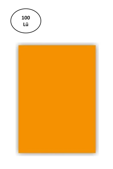 Puti 2113 Fon Kartonu 50X70 Cm 100'Lü Turuncu ürün görseli 1
