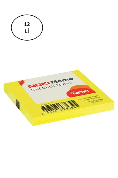 Noki Memo Stick 75x75 Limon Sarı ürün görseli 1