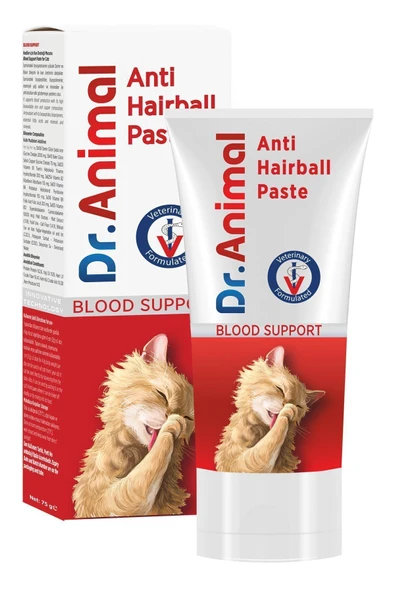 dr. animal anti hairball paste blood support ürün görseli 1
