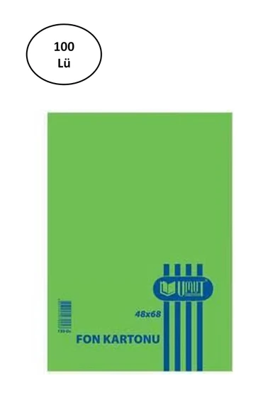Umut Fon Kartonu 48X68 110 Gr Açık Yeşil 100'lü ürün görseli 1