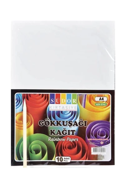 Südor Gökkuşağı Kazımalı A4 Kağıt - Resim 2