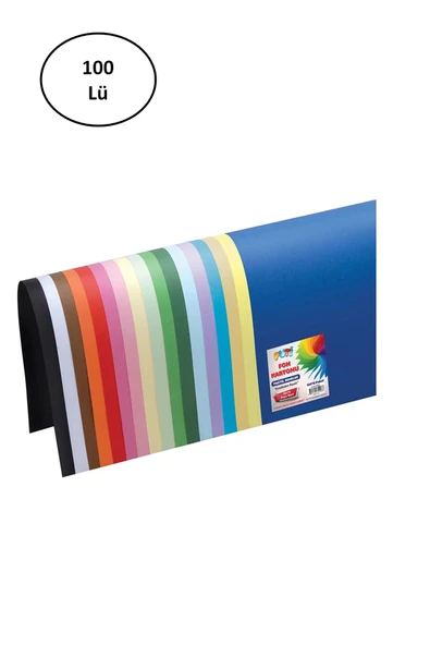 Puti 2076 Fon Kartonu 50X70 Cm 100'Lü Açık Yeşil ürün görseli 1
