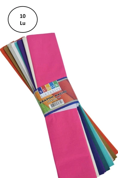 Südor Krapon Kağıdı 50X200 Cm 10 Renk 10'lu ürün görseli 1