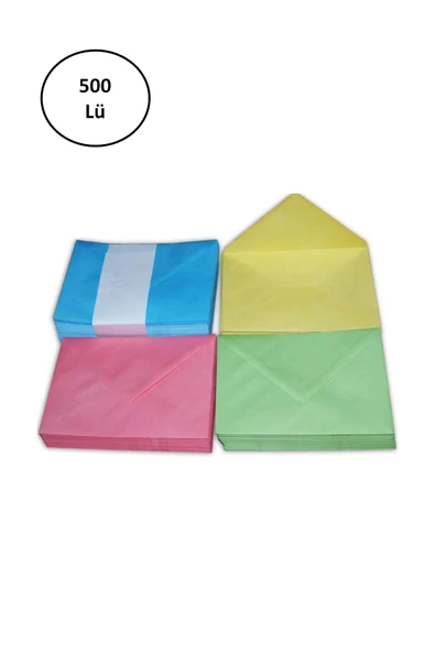Asil Doğan As-5204 Karışık Renkli Davetiye Zarfı 13x18 Cm 80 Gr 500'lü ürün görseli 1