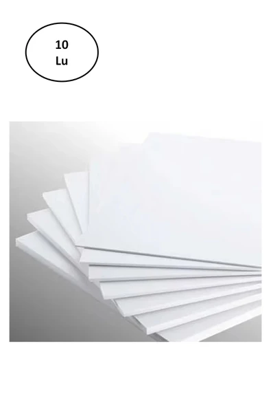 Masis 50X70 Cm.Maket Kartonu Beyaz 3Mm 10'Lu Paket ürün görseli 1
