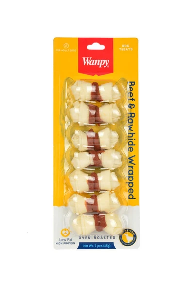 Beef Jerky Rawhıde Wraps Biftek Sargılı Köpek Ödülü 85gr ürün görseli 1