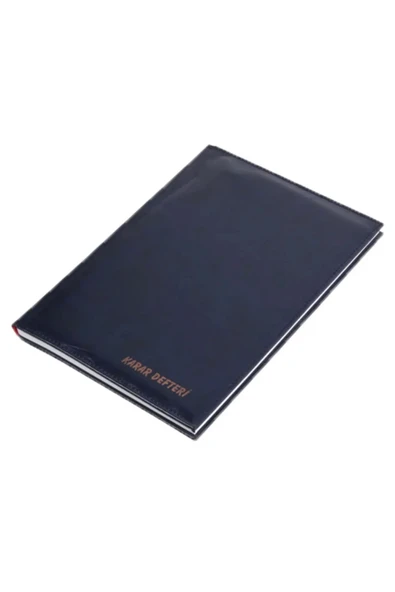 Gülpaş Karar Defter Çizgili Suni Deri Cilt 100 Yaprak ürün görseli 1
