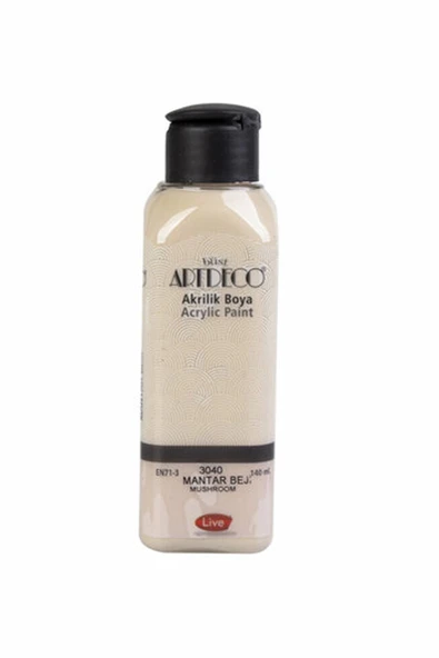 Artdeco Akrilik Boya 140ml Mantar Beji ürün görseli 1