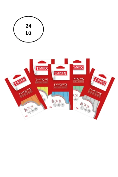 Tanex Fix Yapıştırıcı Beyaz Renk 50gr 24'lü ürün görseli 1