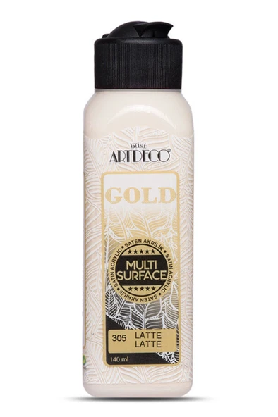 Artdeco Gold Multi Surface Akrilik Boya 140 ml Latte ürün görseli 1