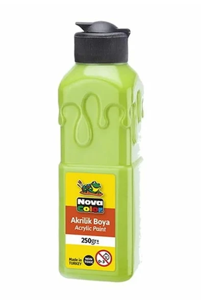 Nova Color NC-3021 250 gr Açık Yeşil Akrilik Boya ürün görseli 1