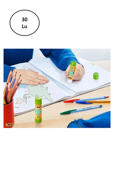 Bic Ecolutions Glue Stick Yapıştırıcı 8 gr 30'lu - Resim 2