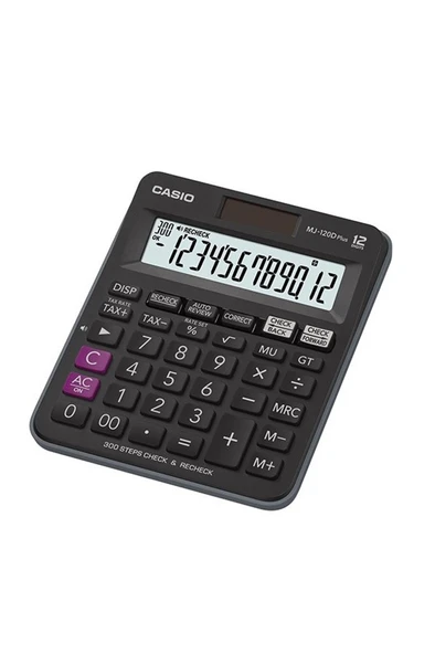 Casio MJ-120D Plus 12 Haneli Masaüstü Hesap Makinesi ürün görseli 1